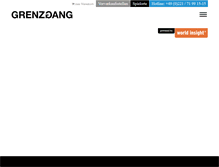 Tablet Screenshot of grenzgang.de